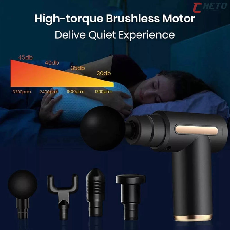 Massageador Elétrico Profissional Alta Frequência – Massagem Muscular com Sensor (110V/220V)