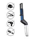 Chapinha Pente Modelador Portátil Masculino – Alisador de Barba e Cabelo, Compacto, Bivolt